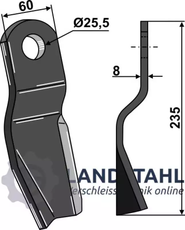 Schlegel 235x60mm